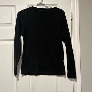 Classic Black Long Sleeve Undershirt